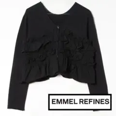 ＜EMMEL REFINES＞EM ミニウラケ フリル 2WAY カーディガンのサムネイル