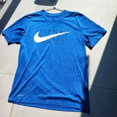 Nike DRI-FIT 青 Tシャツ