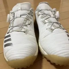 adidas BoAゴルフシューズ 24センチホワイト