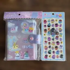 【新品】ほっぺちゃん シールバインダー＆ほっぺちゃんプチドロップシール