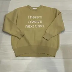 GLOBAL WORK メルティロゴニット イエロー Mサイズ