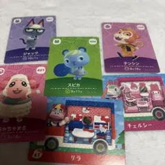 amiiboカード6枚セット（ジャック、スピカ、ちゃちゃまる他）