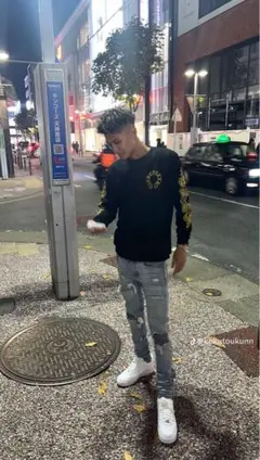 黒糖くん着用‼️ MNML スキニーデニム 30 drip やりらのサムネイル