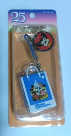 ディズニーランド／25周年／ストラップ