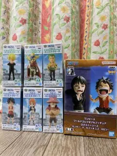新品！未開封！ワンピースワーコレフィギュア-エニエス・ロビー1-4点セット