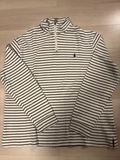 ラルフローレン　ハーフジップニット