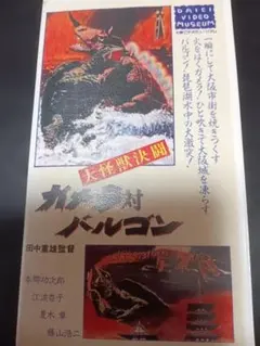 2026年最新】ガメラ vhsの人気アイテム - メルカリ