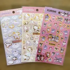 箔押しシール　サンリオ　クロミ　ハローキティ　新品未開封