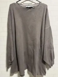 ZARA グレー オーバーサイズセーター