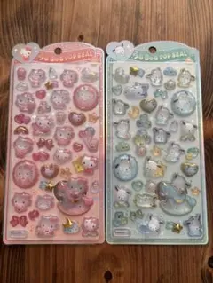 ハローキティ ポチャッコ うるちゅるpop seal