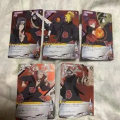NARUTOカードゲーム トレーディングカード５枚セット