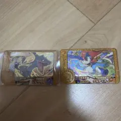 ポケモンフレンダ　レガシーピック　2枚セット　レックウザ、ケルディオ