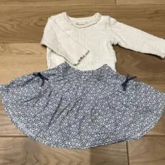 ペアレンツドリーム 小花柄　スカート 80サイズ