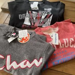 新品3枚セット✳︎3460円相当✳︎130〜140Champion などトレーナー