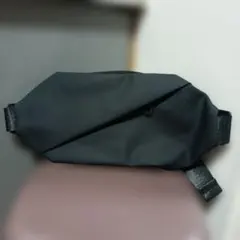 ブラック ボディバッグ ウエストポーチ 黒