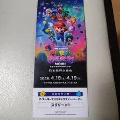 ザ・スーパーマリオギャラクシー・ムービー 日本先行上映会 印刷物 非売品