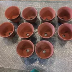 素焼き鉢 植木鉢 10個セットのサムネイル