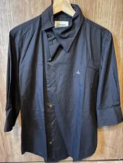 Vivienne Westwood MAN 七分袖シャツ ブラック 46のサムネイル
