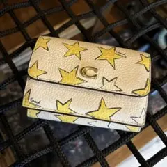 COACH コーチ エッセンシャル ミニ トライフォールド ウォレット スター