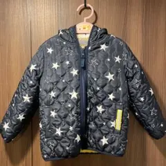★美品★ブリーズ　星柄　リバーシブル フリース アウター　110cm