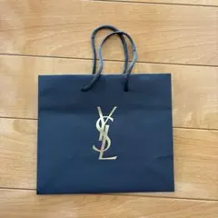 YSL ショップ袋 黒 ゴールドロゴ