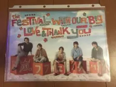嵐/クリアファイル/嵐フェス2013/櫻井翔/二宮和也/松本潤/大野智/相葉雅紀