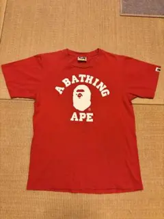A BATHING APE Tシャツ レッド Sサイズのサムネイル