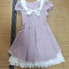 新品！美品　シークレットハニー　半袖ワンピース　ピンク　Secret Honey