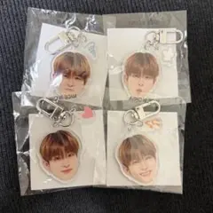 treasure アサヒ 顔アクキー 喜怒哀楽 コンプ