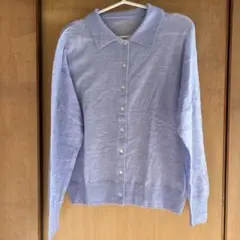 relume 薄紫 ボタン付きカーディガン サイズF
