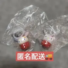 サンリオ　いちごめじるしアクセサリー　ウサハナ、キティ