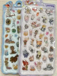 ズートピア　3Dステッカー　うるちゅる　立体シール2点セット　数量限定 大人気