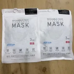 UNIQLOエアリズム マスク ブラック 2袋3枚入りちいさめMサイズ