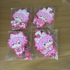 さとみ ラバーストラップ 4個セット