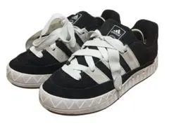 希少美品adidas ADIMATIC（アディマティック黒白スエード 26.5