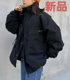 【新品】CPCM ボリュームショートマンパ ジャケット アウター ブラック L