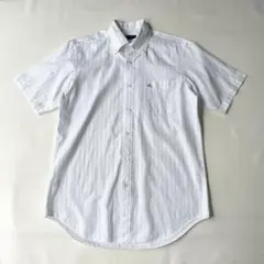 『BURBERRY LONDON』ボタンダウン半袖シャツ／ストライプ／日本製のサムネイル