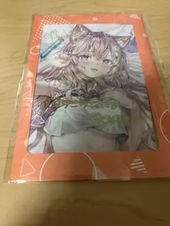 博衣こより 活動3周年記念 直筆サイン入りチェキ風ブロマイドカード 未