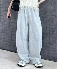 今季ジーナシス★スウェットコクーンタックパンツ