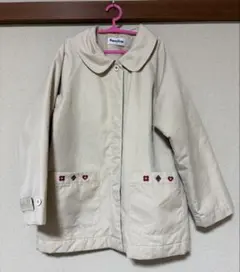 familiar ベージュ コート 120cm