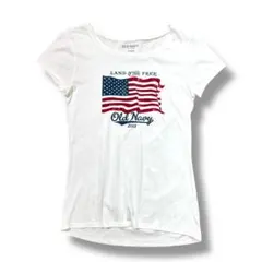 OLD NAVY オールドネイビー レディース Tシャツ 古着 アメリカ国旗のサムネイル