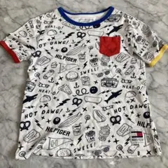 【A3912】TOMMY HILFIGER/M(8-10)/半袖/Tシャツ