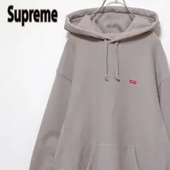Supreme 슈프림 소형 상자 자수 로고 풀오버 까마귀