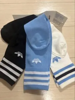 adidas ソリッドクルーソックス 3足セット 27-29cm