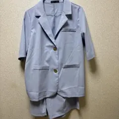SHEIN dazy ライトブルー セットアップ 半袖 S