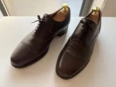 美品LOBB’Sロブス内羽根ストレートチップイタリア製ドレス革靴 紳士靴 42茶 美品LOBB'Sロブス内羽根ストレートチップイタリア製ドレス革靴 紳士靴
