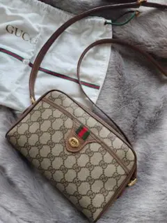 【極美品】【GUCCI】オールドグッチ ショルダーバッグ シェリーラインのサムネイル