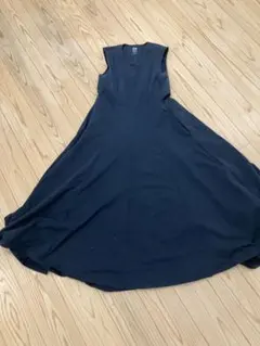 UNIQLO × Theory ノースリーブロングワンピース M ブラック