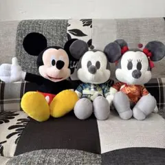 ディズニー デココレ ぬいぐるみ ミッキー ミニー 3体セットのサムネイル