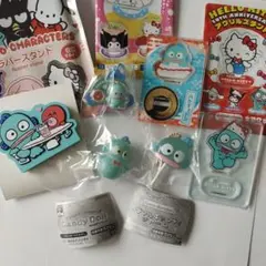 サンリオ パッケージチャーム&チョコボーロ　キャンディチャーム　ハンギョドン6点